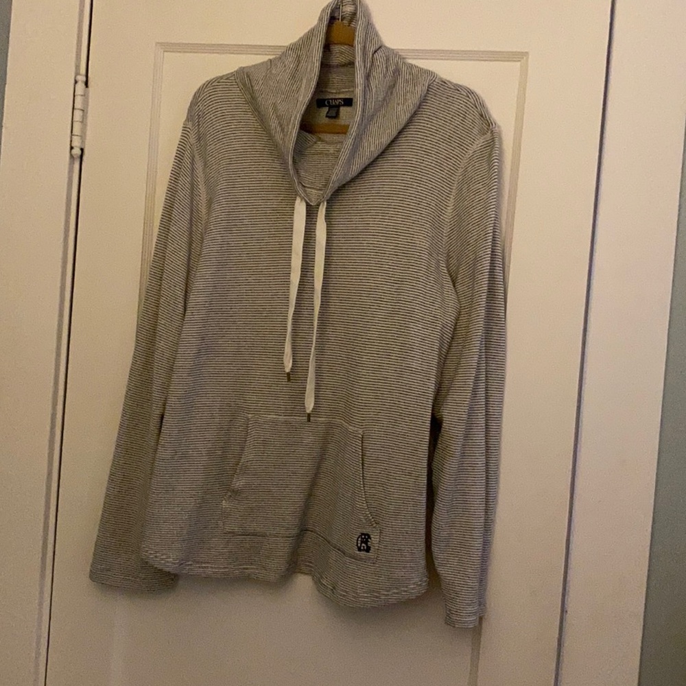 Chaps pull over sweat shirt